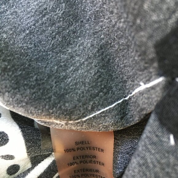 Karl Lagerfeld Polka Dot Blouse Neck Tie Top Size S - Picture 13 of 14